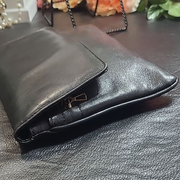 Bottega Veneta Leather Pouchette Bag Authentic with unbranded chain - Picture 12 of 12